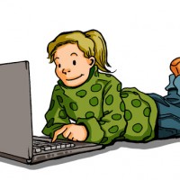 Mädchen – Kinderbuchillustration