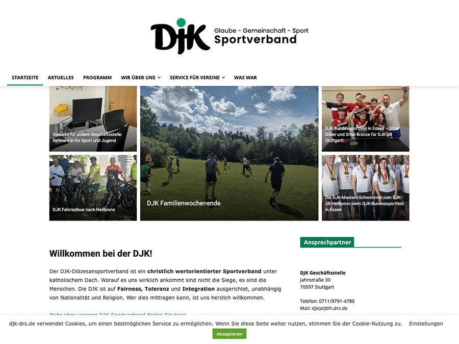 Webdesign-Projekt DJK/DRS
