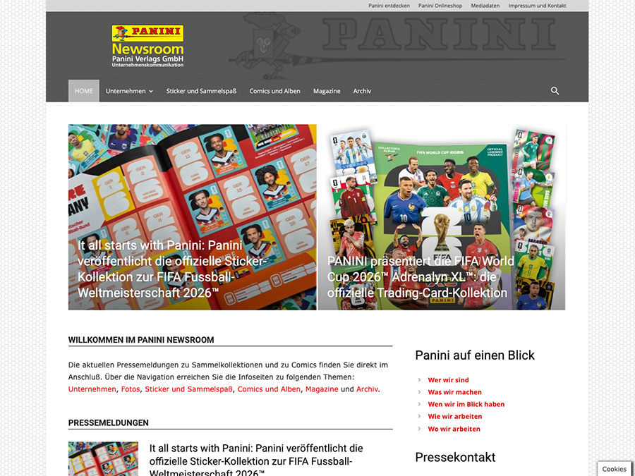 Panini Newsroom